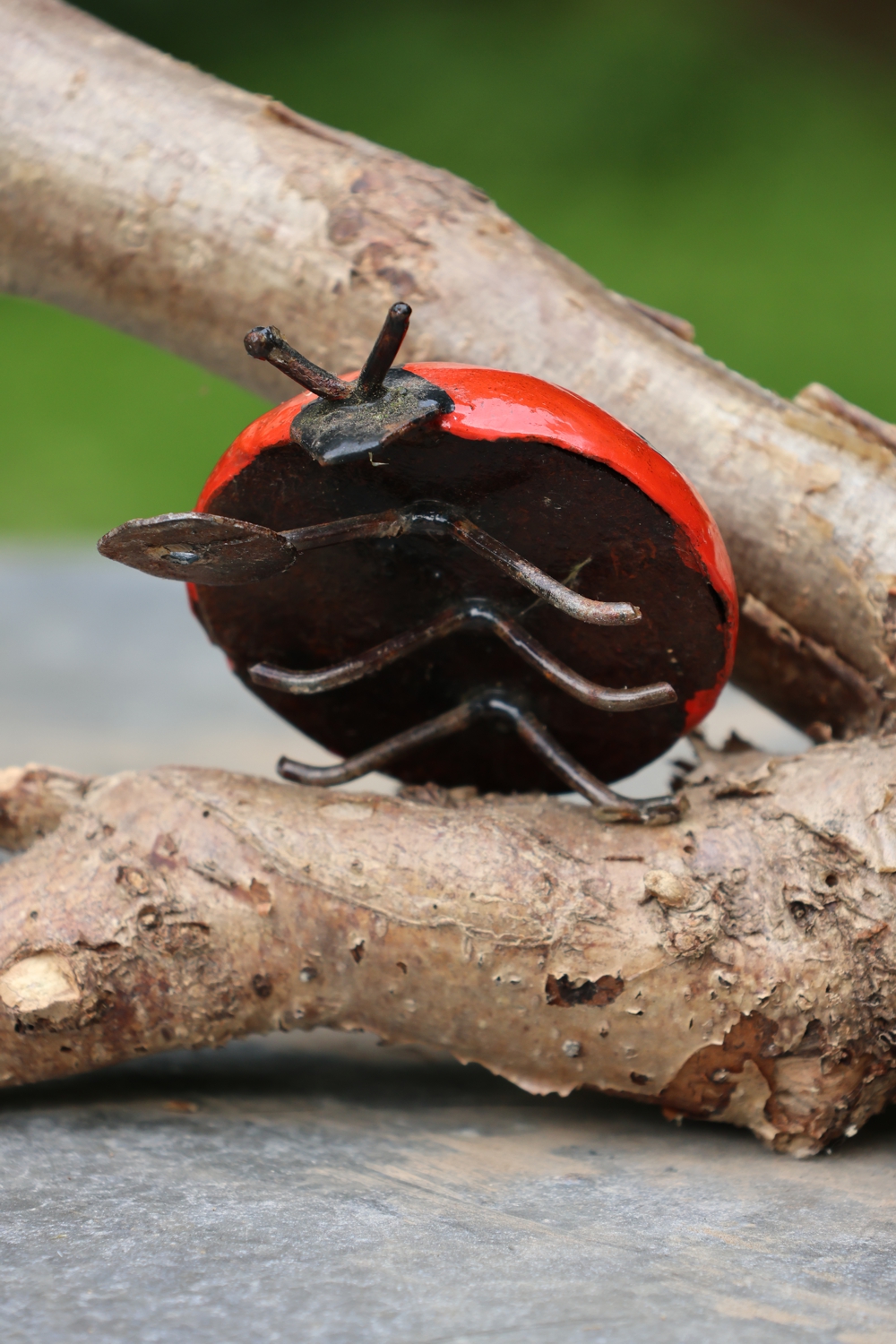 Marienkäfer aus Eisen, Metallmarienkäfer, Marienkäfer Deko, DIY - Zubehör