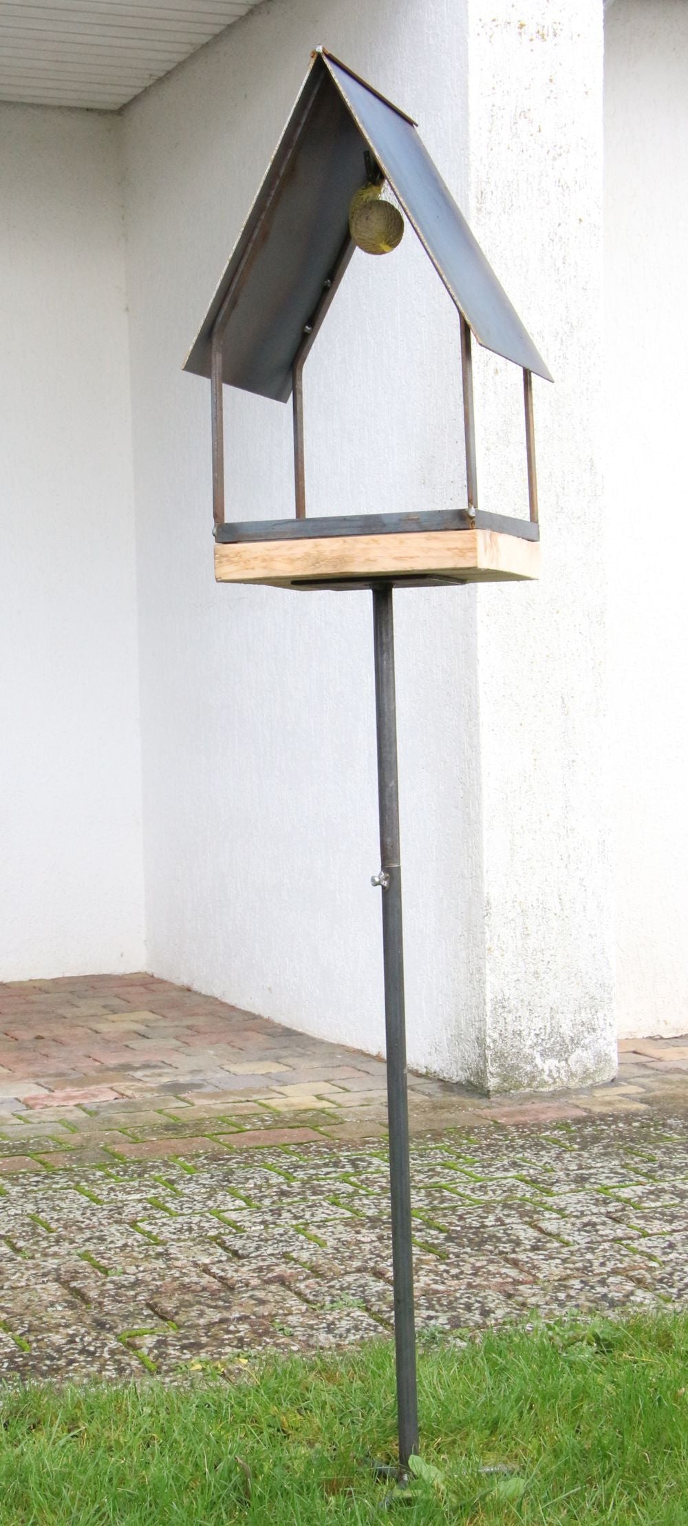 Vogelhausfuß für weiche Böden, Vogelhausständer, Vogelhaus auf Ständer befestigen, Fuß für DIY-Stecktisch