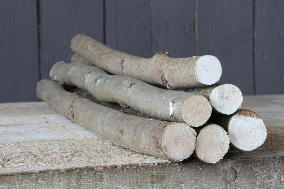 6 Stück Haselnussäste 2-3 cm dick, Bastelholz, Schnitzholz, Sitzäste, DIY-Zubehör, Haselnusszweige, Holz Requisiten, Stöcke für Stockbrot