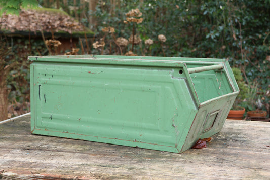 Schäferkiste XL metall, Stapelkiste groß, Blumenkiste, Pflanzkiste