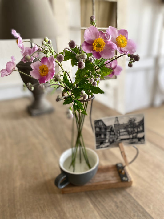 Anschraubring, Vase, DIY Vase, Halter für Schnittblumen