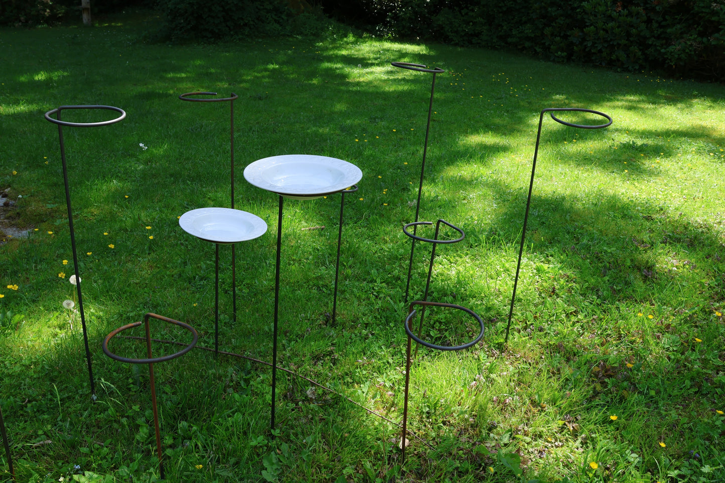 3er Set Vogeltränke,Vogeltränkenhalter, Insektentränke, Wasserfänger