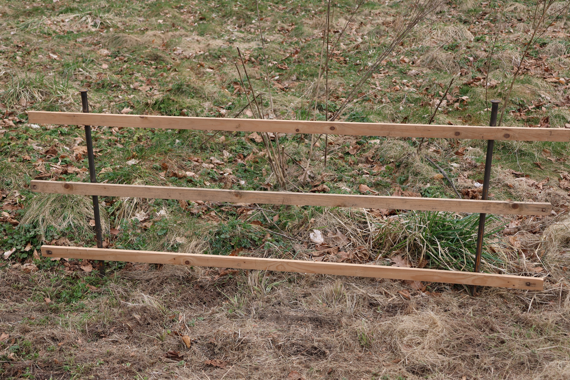 Erdspieß, Einschlagpfosten für Gartenstele, DIY-Zaunbau