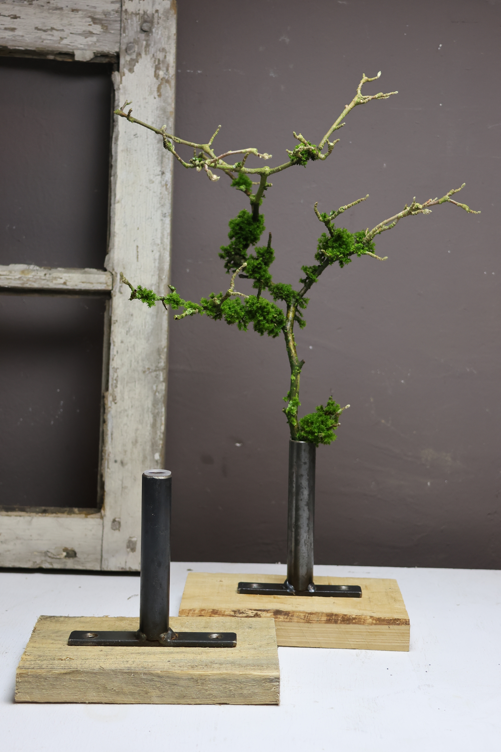 Vase zum aufschrauben, DIY Vase, Eisenvase, Vase zum aufschrauben, Tischdeko