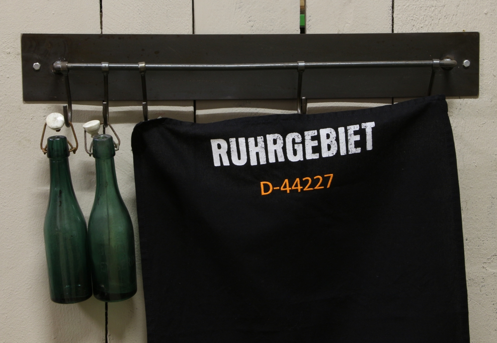 Geschirrtuch "Ruhrgebiet" mit Postleitzahl oder Text