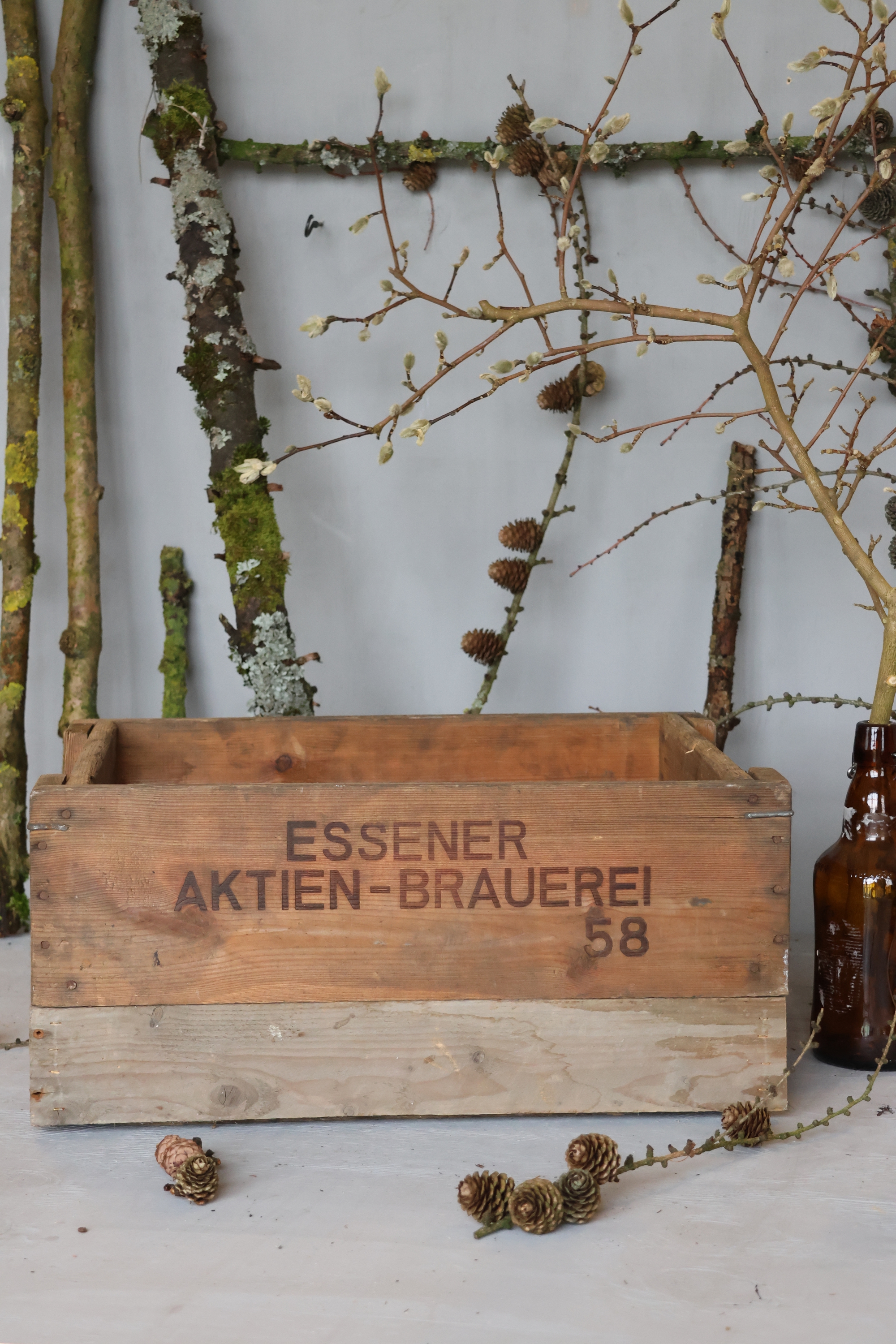 Alte Bierkiste "Essener Aktienbrauerei" 1958 -Sammlerstück-