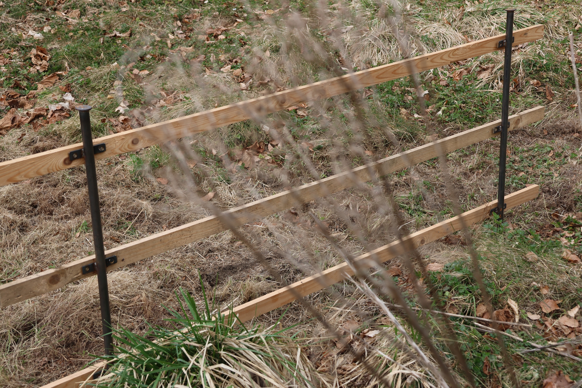 Erdspieß, Einschlagpfosten für Gartenstele, DIY-Zaunbau