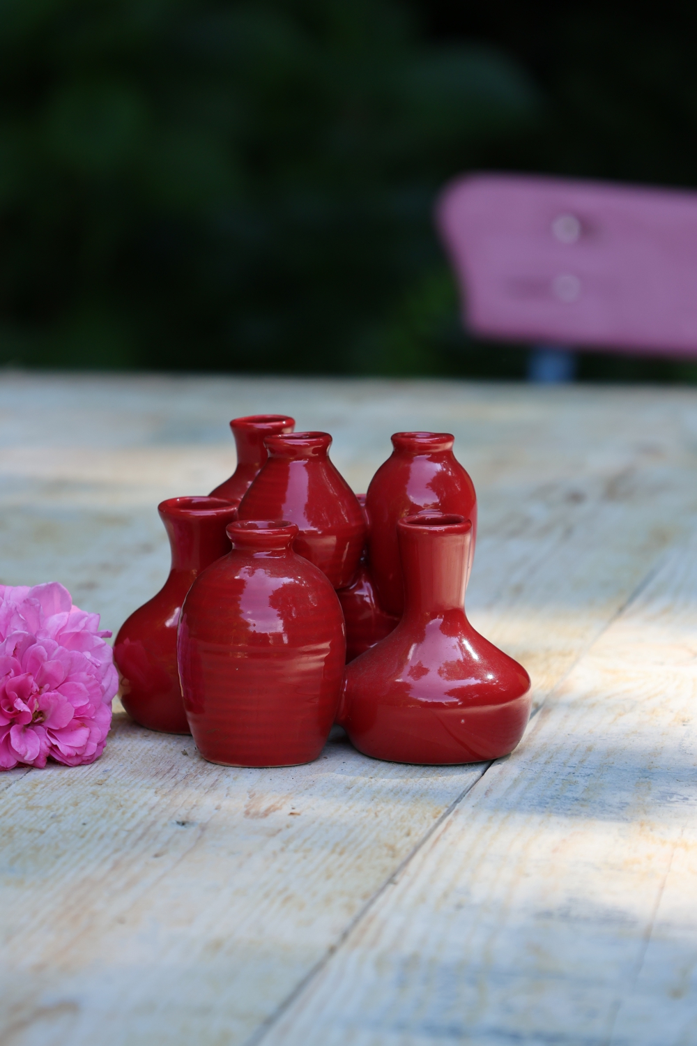 Blumenvase, Tischbouquet, Vase, Vase, Tischvase, kleine Vase, Tischdekortion, -Einzelstück-