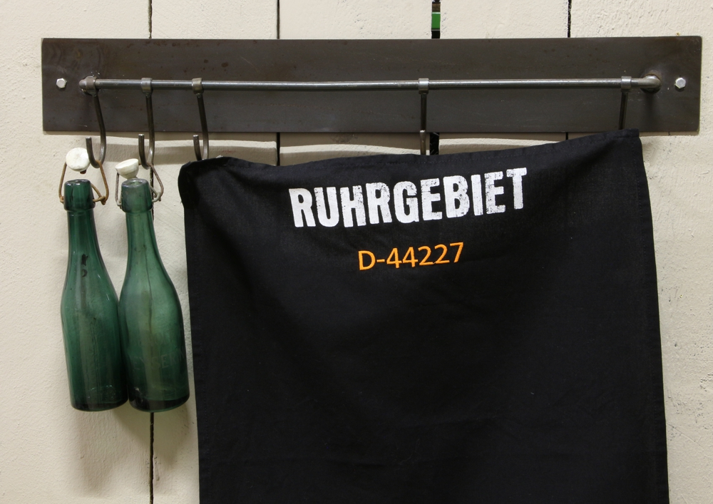 Geschirrtuch "Ruhrgebiet" mit Postleitzahl oder Text