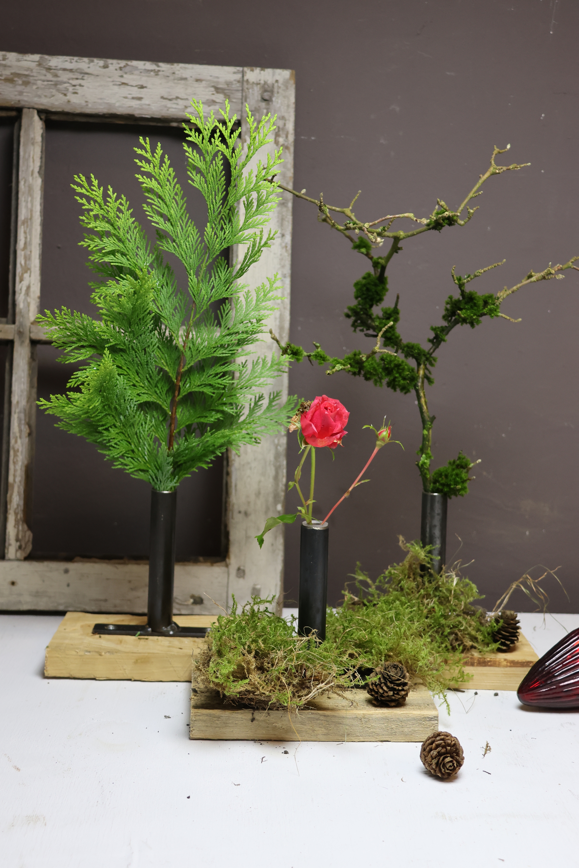 Vase zum aufschrauben, DIY Vase, Eisenvase, Vase zum aufschrauben, Tischdeko